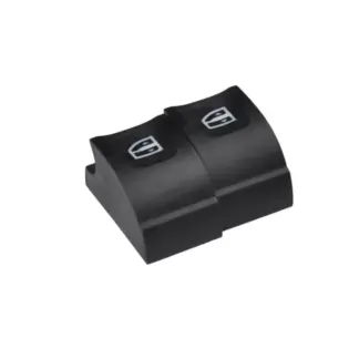 Cache bouton en verre pour Renault Megane 3, Fluence 3, Latitude Avant D.-G. 2PCS